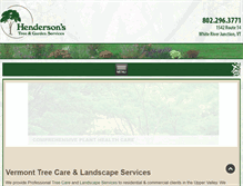 Tablet Screenshot of hendersonstreeservice.com